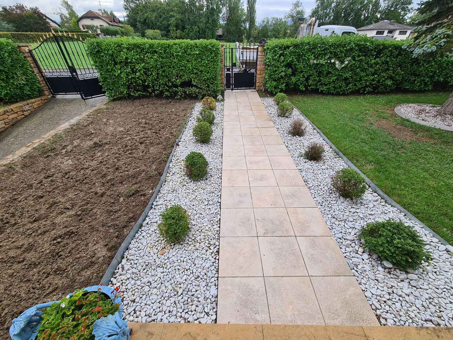 Travaux d'aménagement extérieur entre Annemasse, Douvaine et Thonon-les-Bains
