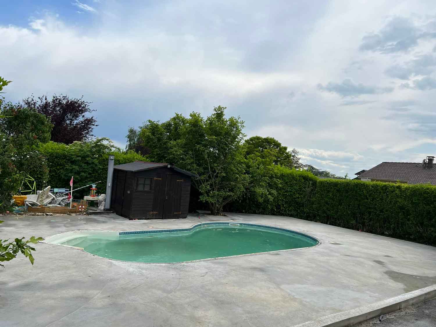 Construction de piscine dans le Chablais