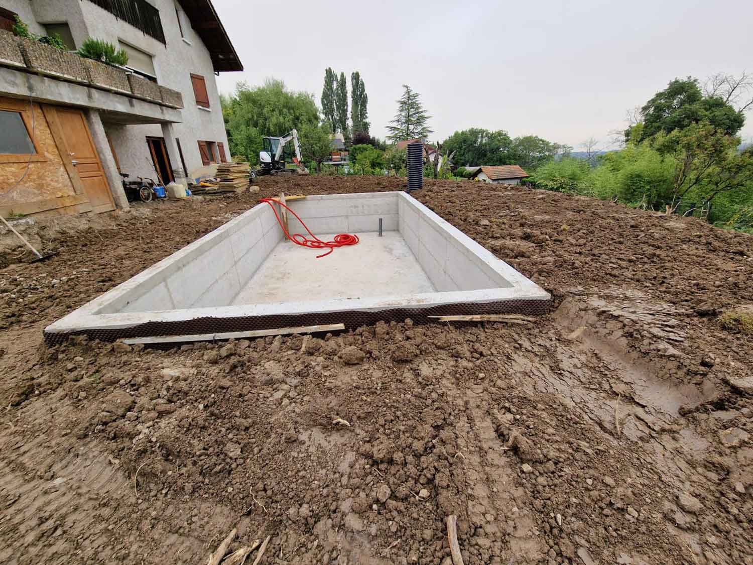 Construction de piscine à Douvaine